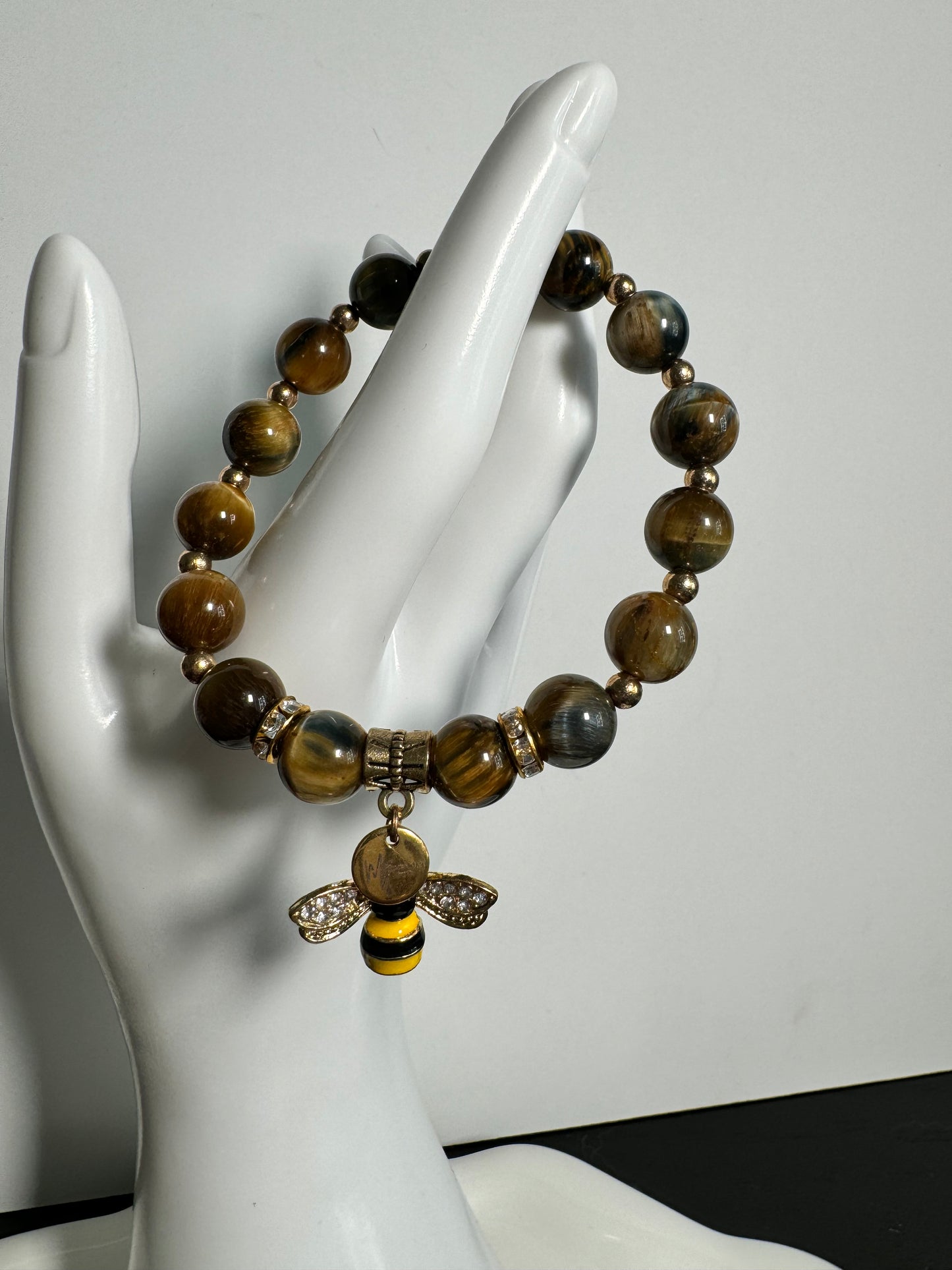 Bee Bold Tiger's Eye Bracelet