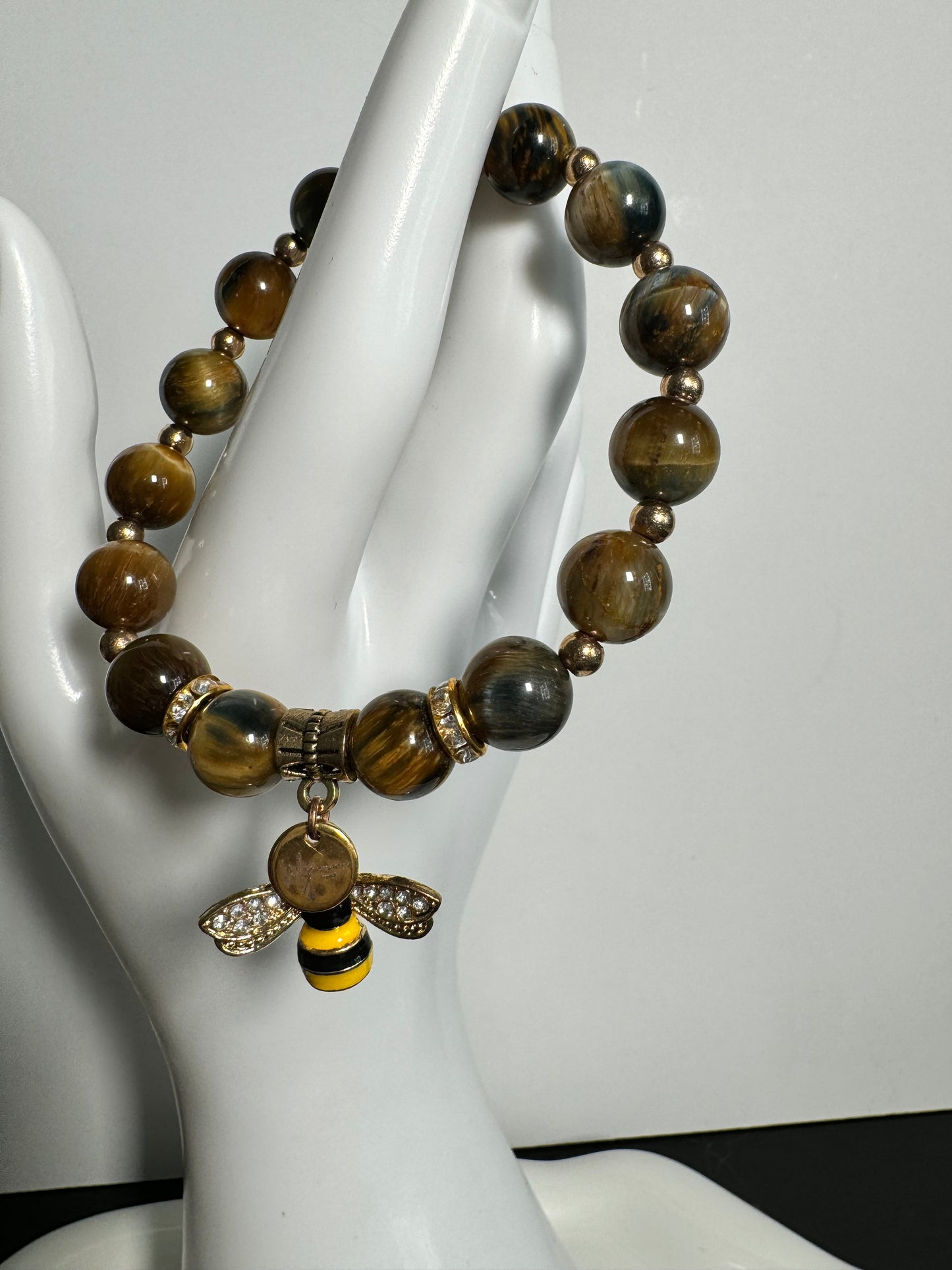 Bee Bold Tiger's Eye Bracelet