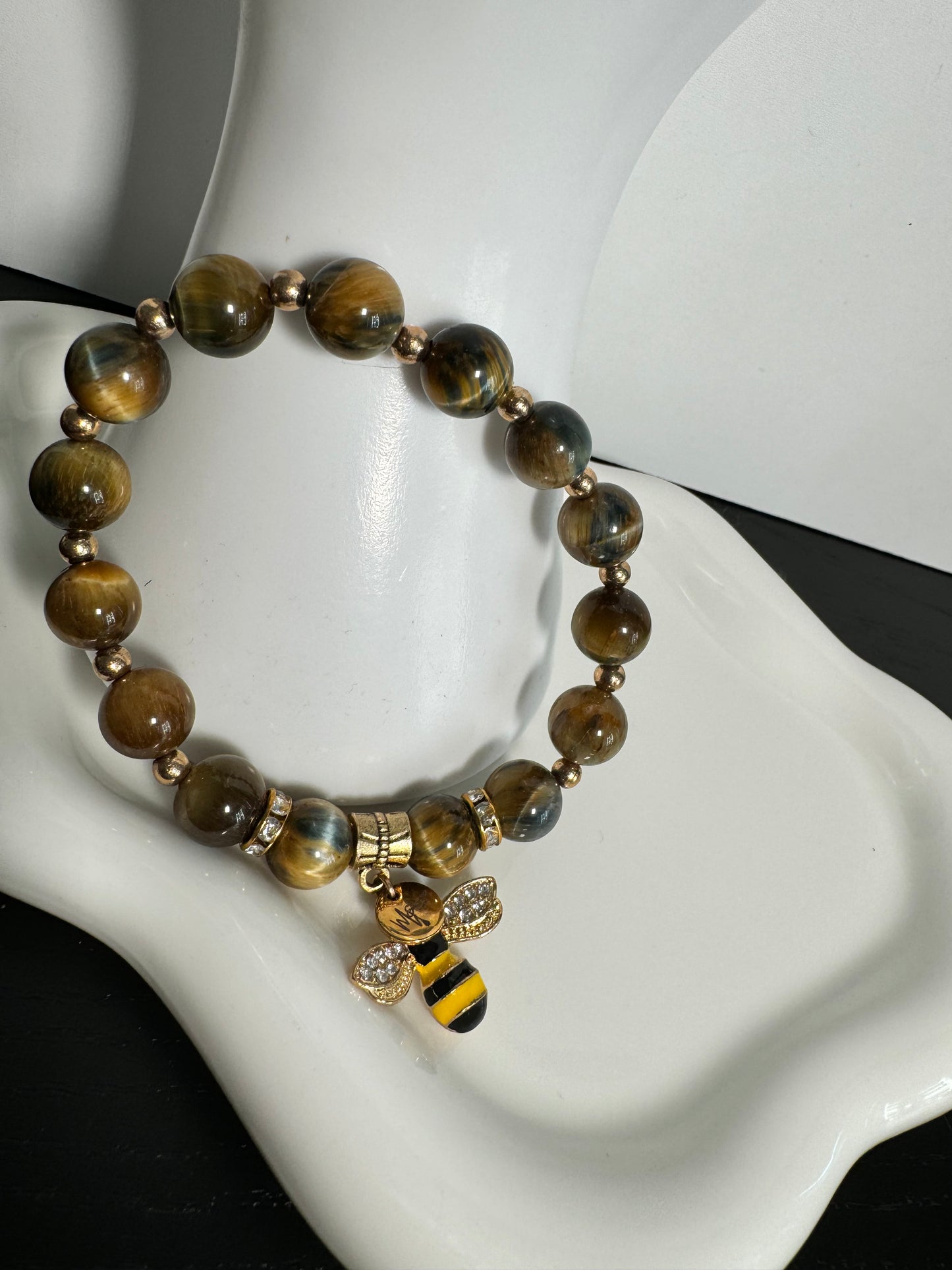 Bee Bold Tiger's Eye Bracelet